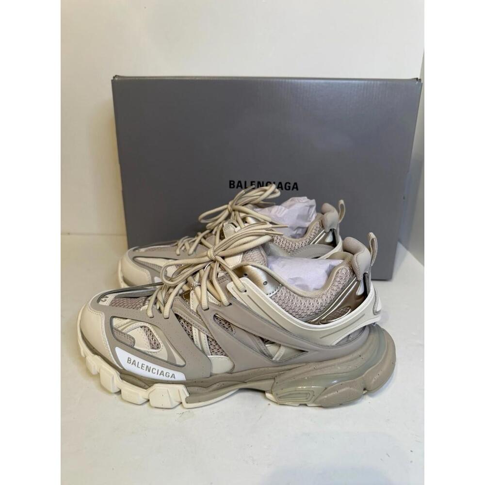 Balenciaga Track Sneakers Speckled Beige SZ 46 Brand New - Picture 2 of 5